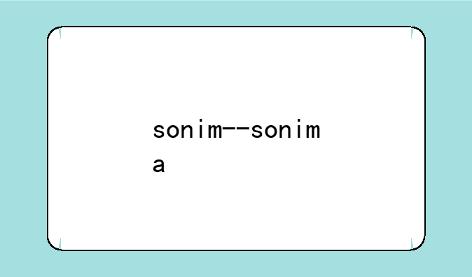 sonim--sonima