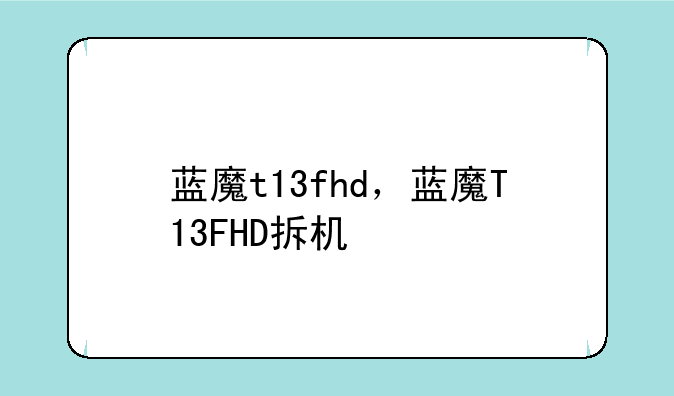 蓝魔t13fhd，蓝魔T13FHD拆机