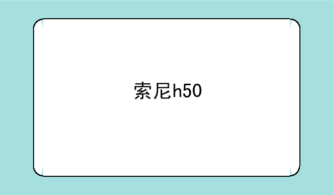 索尼h50